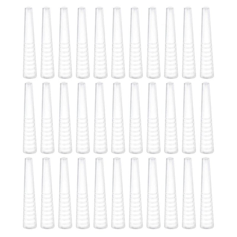 50pcs Tweezer Tip Covers: Clear Tweezer Point Protectors Cap - Makeup Beauty Supplies, General Size