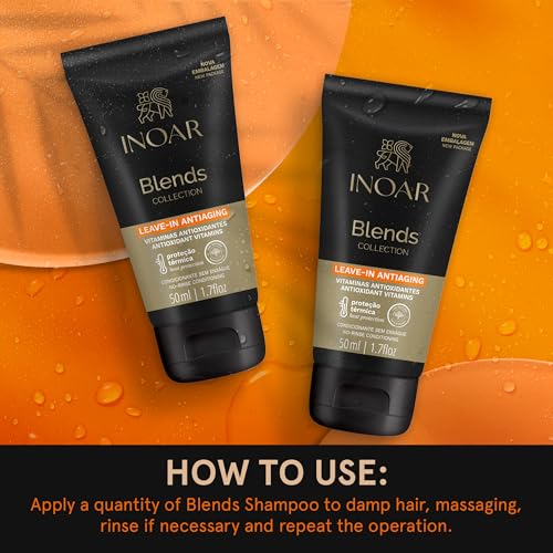 INOAR Blends Leave-In Conditioning Complex for Dry Hair - 1.69 Fl Oz
