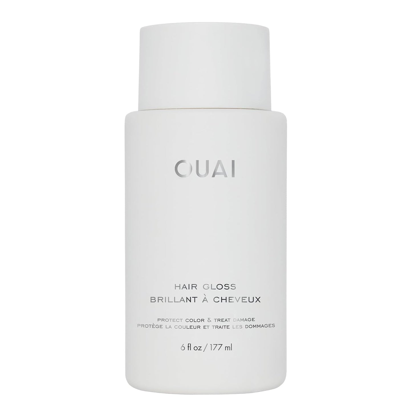 OUAI Hair Gloss Treatment - In-Shower Shine & Frizz Control | Heat Protectant with Hyaluronic Acid & Rice Water (6 Oz)
