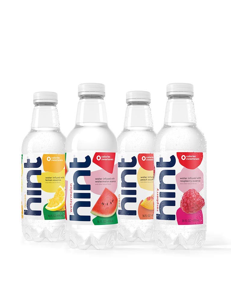 Hint Infused Bottled Water Variety Pack - Sugar-Free, Zero Calorie Natural Flavors | 16 Fl Oz (Pack of 12)