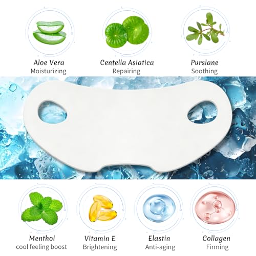 ATTHEWESTA 5-Pack V Line Face Lifting Mask for Double Chin & Jawline - Hydrating & Rejuvenating