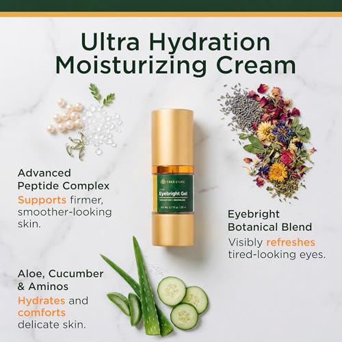 Tree of Life Eyebright Gel - Anti-Aging Eye Cream for Dark Circles