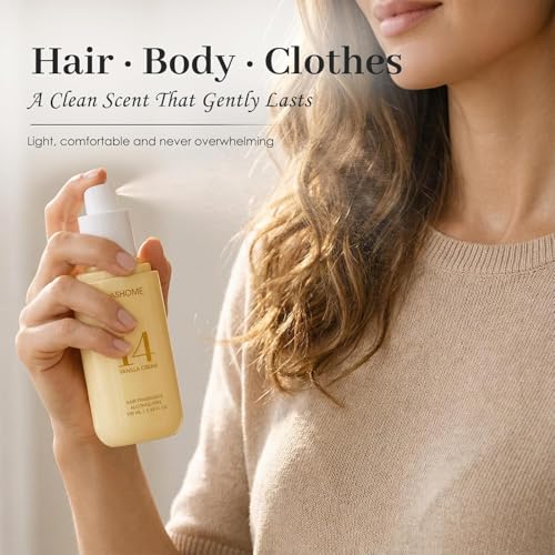 Slashome Vanilla Cream Hair & Body Perfume Mist, Alcohol-Free 100ml
