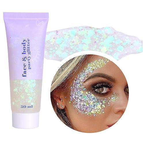 BestLand Holographic Body Glitter Gel - Color Changing Cosmetic Glitter