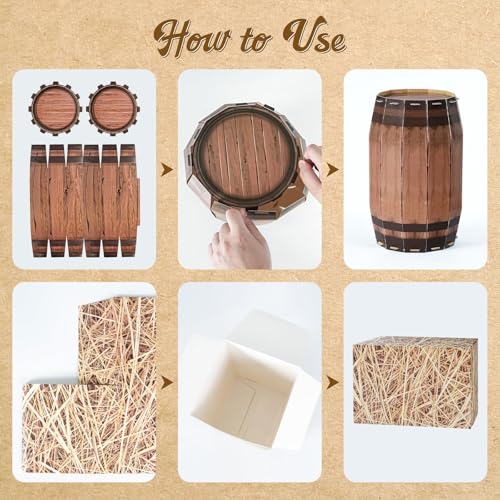 11-Piece Western Cowboy Party Decorations Set for Birthdays