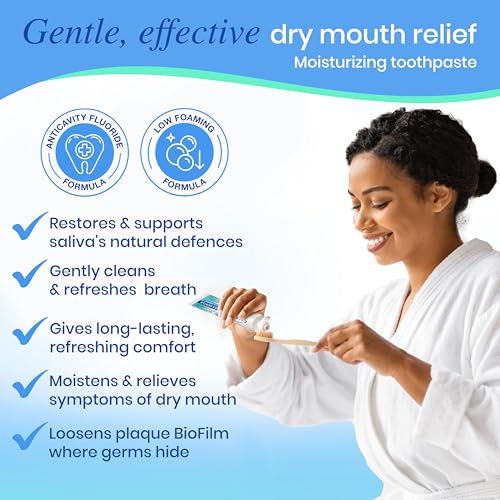 Salivea Dry Mouth Toothpaste with Fluoride & Xylitol - 4.3 oz