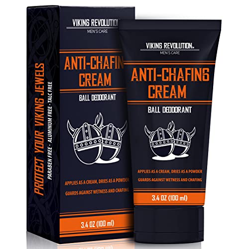 Viking Revolution Groin Deodorant & Anti-Chafing Cream 3.4 oz – Pack of 1