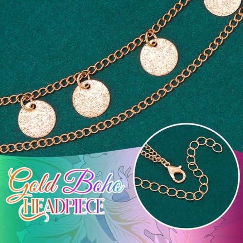 Catery Gold Head Chain Indian Head Jewelry for Women - Traditional Bridal Accessory
