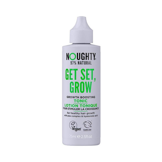 Noughty 97% Natural Get Set Grow Tonic, Leave in Treatment for Thicker and Fuller Looking Hair, with Pea Complex and Hyaluronic Acid 2.5fl.oz