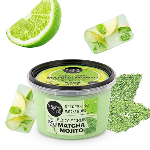 Organic Shop Matcha & Lime Exfoliating Body Scrub, 250ml