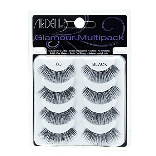 Ardell Multipack 105 False Eyelashes - Glamorous Volume, 4 Pairs