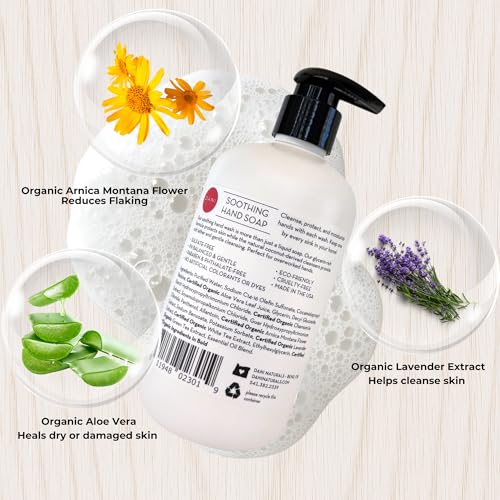 DANI Naturals Citrus Rose Liquid Hand Soap, Sulfate-Free & Vegan, 12 fl oz