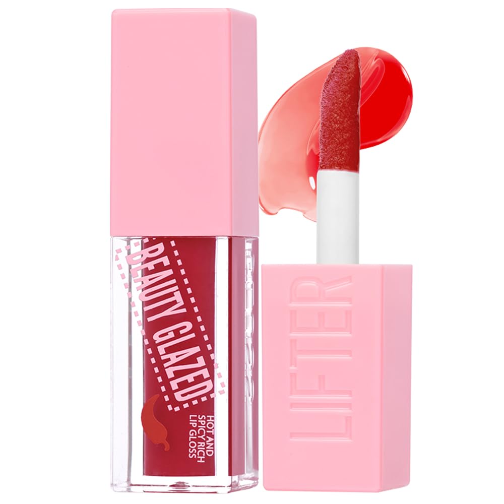 3D Hydra Lip Gloss - Plumping & Hydrating Non-Sticky Formula for Fuller Lips | Cherry Vinyl Shade