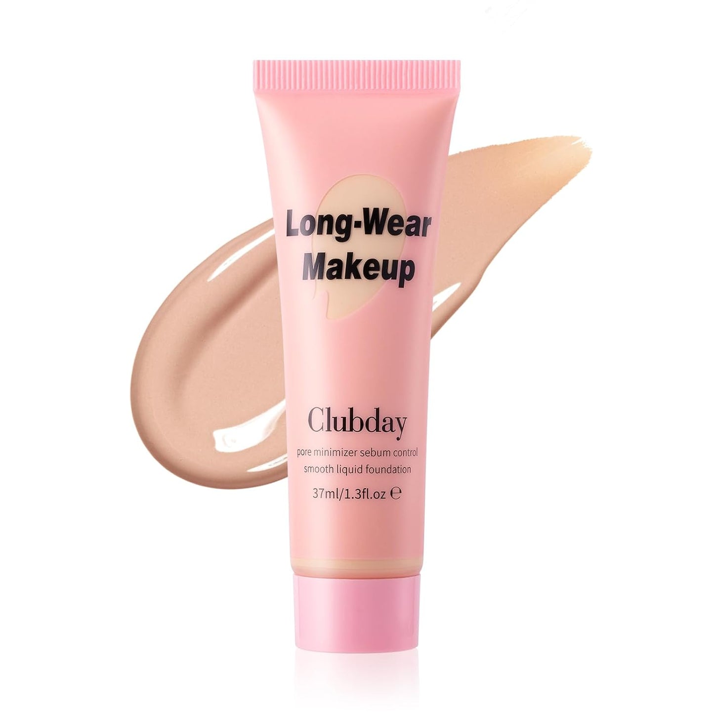 Long-Wear Liquid Foundation - Pore Minimizer & Sebum Control, Oil-Free Matte Finish | 37ml/1.3 Fl Oz