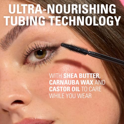 Revolution Wrap Lash Tubing Mascara Ultra Black 0.28 Fl Oz | 24-Hour Water-Resistant Lengthening