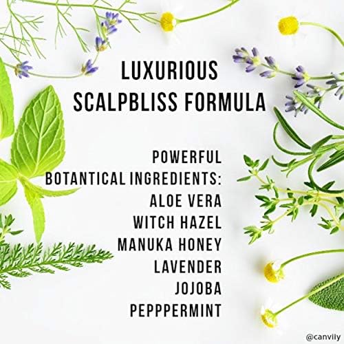 ScalpBliss Itch-Calming Serum - Soothing Moisturizer for Dry Itchy Scalp | Aloe Vera & Peppermint Oil