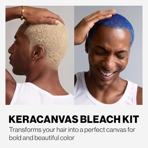 Keracolor Keracanvas Hair Bleach Kit, Complete Hair Lightening & Toning System, Lifts Up to 8 Levels, Neutralizes Brassiness
