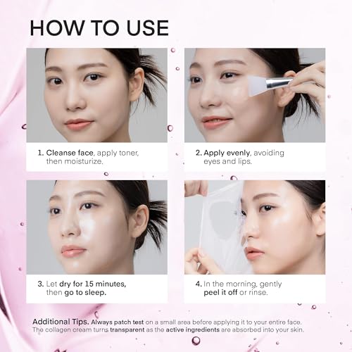 Terez & Honor Collagen Night Wrapping Peel Off Mask - Hydrating & Firming