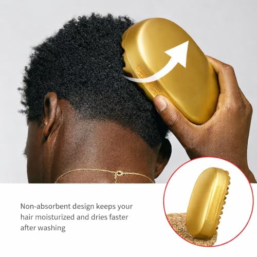 Gold Luxury Twist Styler Comb Brush for Afro & Curly Hair