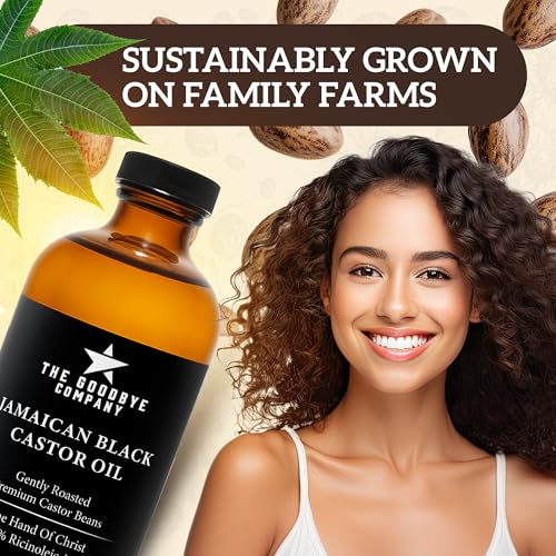 Jamaican Black Castor Oil - USDA Organic, Cold Pressed, 250 mL (8.5 oz)