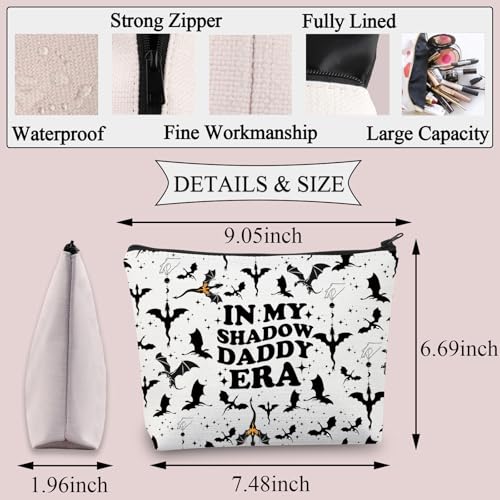 Shadow Daddy Makeup Bag - IN MY SHADOW DADDY ERA Gift for Book Lovers