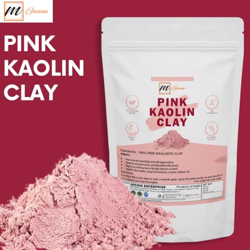 Natural Rose Clay Powder for Facial Masks & Soap Making - 100g