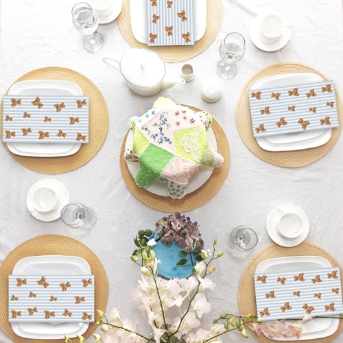 50 Pcs Bear Theme Disposable Paper Napkins for Parties