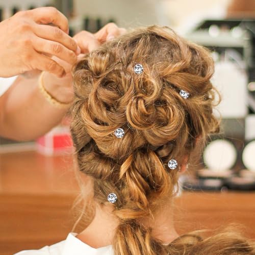 10 Pcs Bridal Hair Clips for Wedding & Special Occasions - Rhinestone Hair Accessories