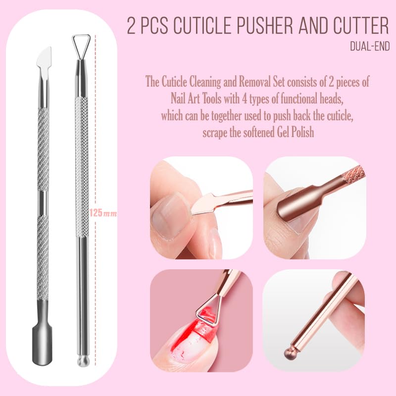 Nail Art Brushes Set - 29PCS Dotting Tools & Palette Kit for Gel Polish | Detail Design Pens for Nail Drawing