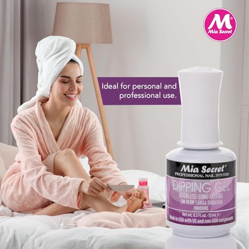 Mia Secret Professional Dipping Gel UV/LED Odorless Acrylic System 1/4 oz