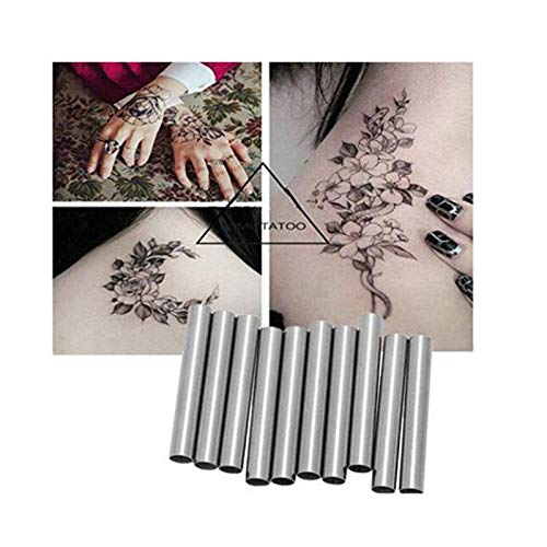 20pcs Stainless Steel Tattoo Back Stem Tube Grip for Machine Supply
