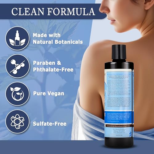 Dr. Woods Peppermint Liquid Castile Soap - 16 Fl Oz, Organic Shea Butter Body Wash