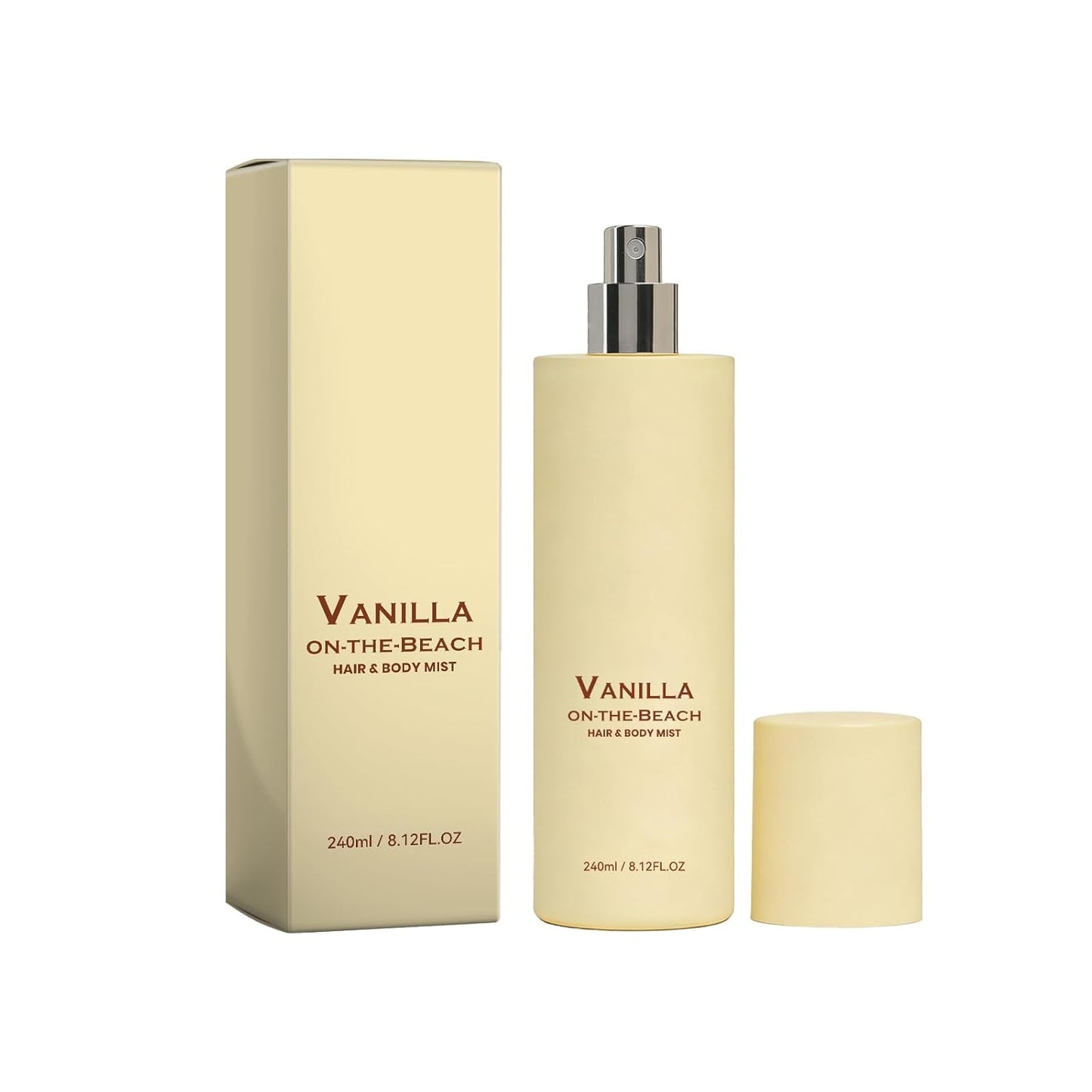 Vanilla Ocean Fragrance Spray - Natural Vanilla & Ocean Scent | Long-Lasting, Lightweight & Portable