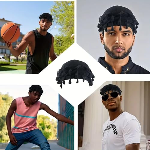 Vintage Twist Turban for Men and Women, Satin Lined Modal Head Wrap