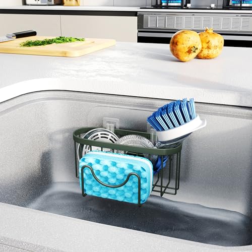 HapiRm M-Shaped Kitchen Sink Caddy - Rustproof Stainless Steel Organizer