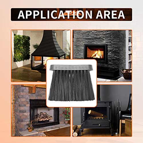 UOIENRT 2-Pack Fireplace Cleaning Brush with Large Handle