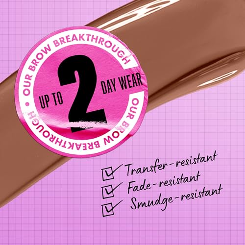 NYX Longwear Eyebrow Gel - Ash Brown, Waterproof & Transfer-Resistant