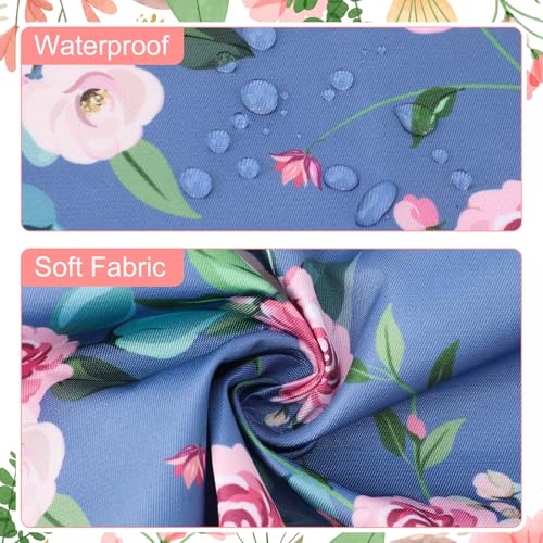2 Pack Floral Aprons for Women - Adjustable Kitchen Cooking Apron