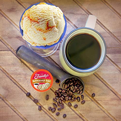 Friendly's Ice Cream Flavored Coffee Pods - Butterscotch Swirl, 12 Count