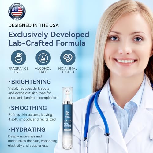 Dark Spot Remover Serum for Face & Body with 360° Roller Ball