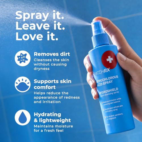 PatchRx Hypochlorous Acid Facial Spray - 8 oz Hydrating Mist for Sensitive Skin