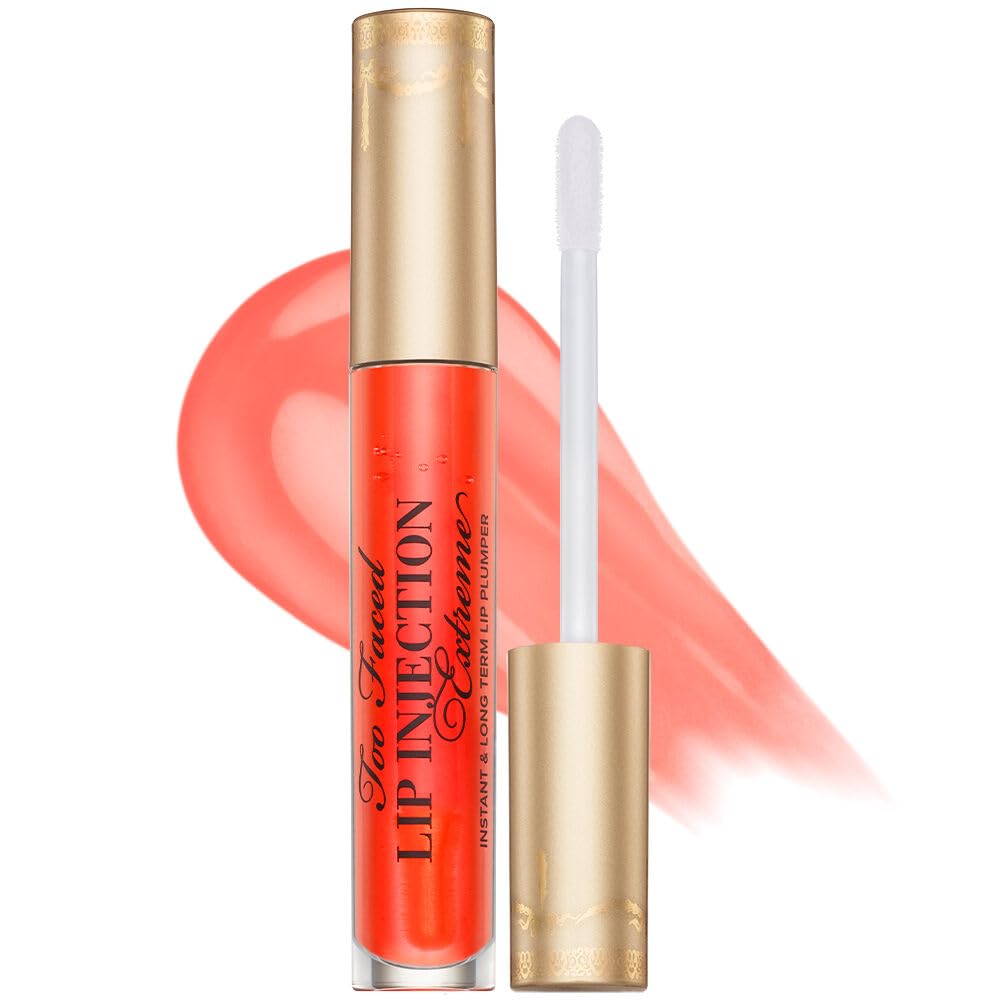 Too Faced Lip Injection Lip Plumper - Hydrating Gloss for Fuller Lips | Original & Maximum Plump Formulas