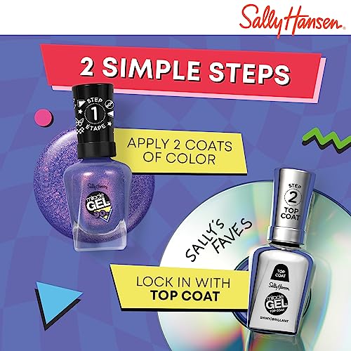 Sally Hansen Miracle Gel Hue Had to Be There Be Bright Back Orange Nail Polish Pack of 1
