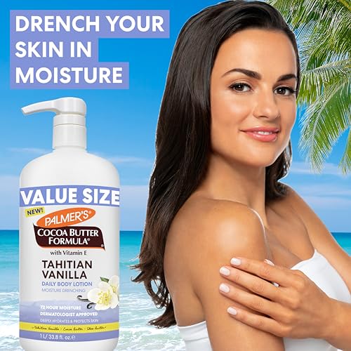 Palmer's Tahitian Vanilla Body Lotion with Cocoa Butter, 33.8 Fl Oz