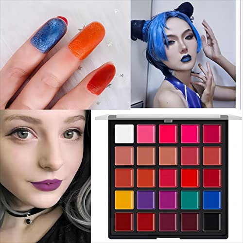 YARLADY 25-Color Long-Lasting Lipstick & Lip Gloss Palette Waterproof Matte Makeup