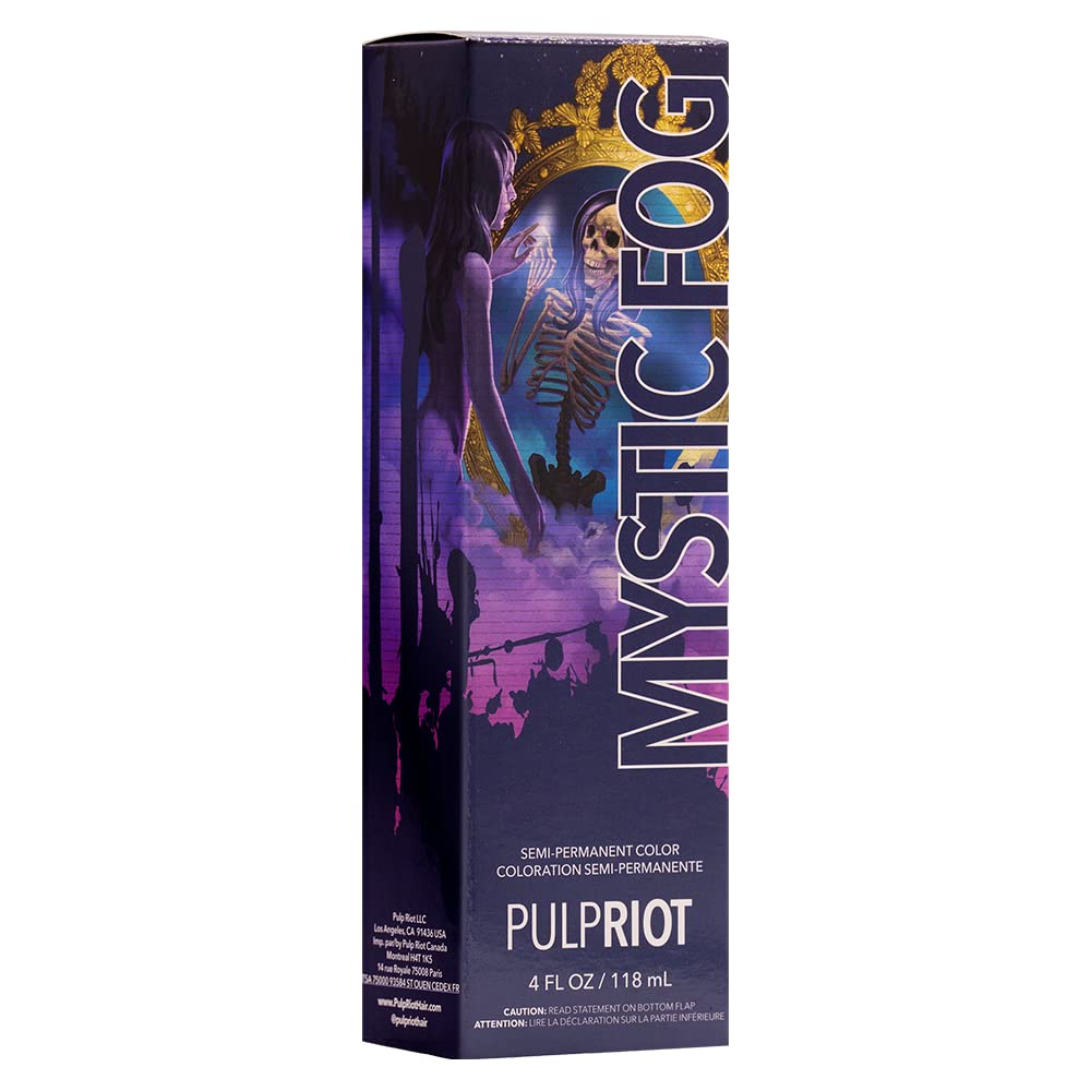 Pulp Riot Mystic Fog Semi-Permanent Hair Color - 4 Fl Oz | Vibrant Gray Tint