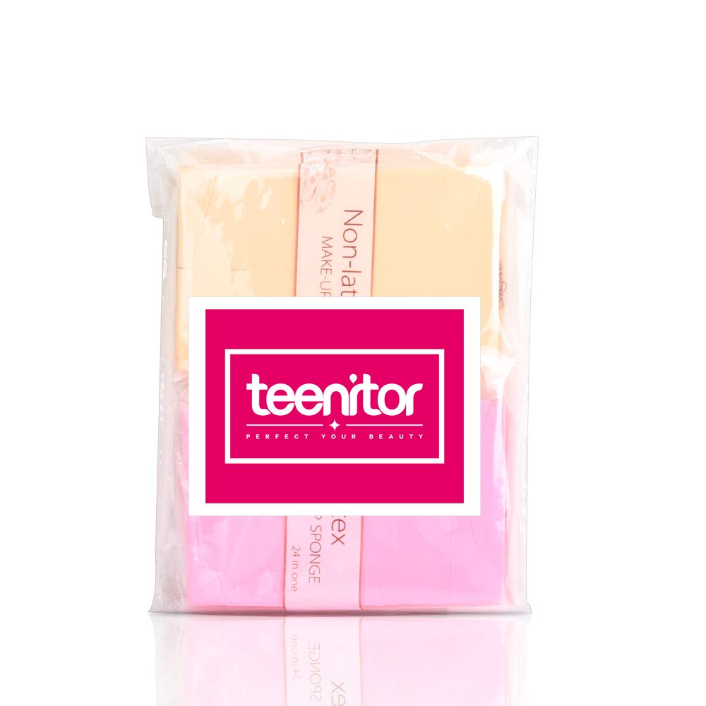 Makeup Sponges - 48 Latex-Free Wedge Applicators for Liquid Foundation | Ideal for Festival Makeup