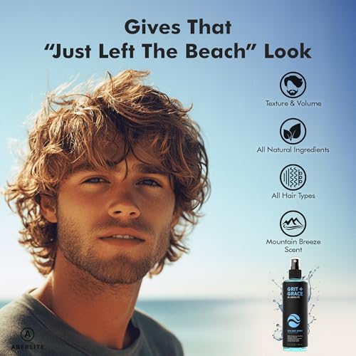 Aberlite Sea Salt Spray for Beach Waves - 8.11 Fl Oz Texture Spray