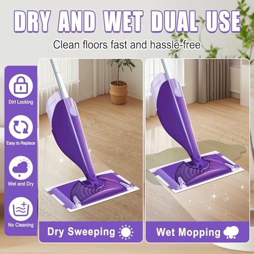 Dicorita Disposable Pad Refill for Swiffer Wet Jet - 20 Pack