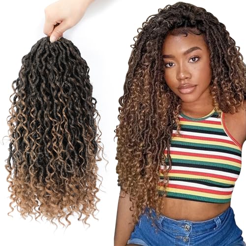 Goddess Locs Crochet Hair 18 Inch - 8 Packs Pre-Looped Faux Locs